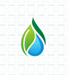 Wassertropfen und Blatt